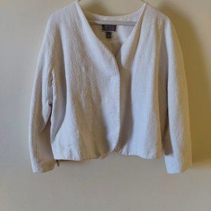 Chelsea28 White Textured Blazer for sale
